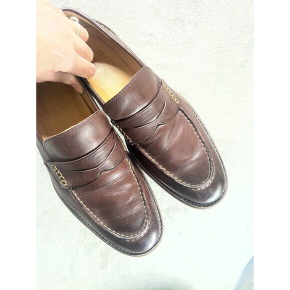 Sperry Gold Cup Penny Loafers Men’s 11 M Brown Leather Bellingham Top Sider Shoe - Picture 6 of 10